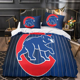 Load image into Gallery viewer, Chicago Cubs Bedding Set Quilt Cover Without Filler