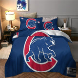 Load image into Gallery viewer, Chicago Cubs Bedding Set Quilt Cover Without Filler