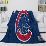 Load image into Gallery viewer, Chicago Cubs Blanket Flannel Throw Room Decoration