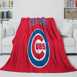 Load image into Gallery viewer, Chicago Cubs Blanket Flannel Throw Room Decoration