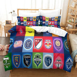 Charger l&#39;image dans la visionneuse de la galerie, Chicago Fire Soccer Club Bedding Set Duvet Cover Without Filler