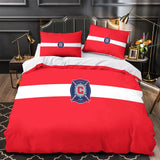 Charger l&#39;image dans la visionneuse de la galerie, Chicago Fire Soccer Club Bedding Set Duvet Cover Without Filler