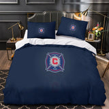 Charger l&#39;image dans la visionneuse de la galerie, Chicago Fire Soccer Club Bedding Set Duvet Cover Without Filler