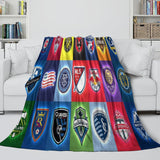 Charger l&#39;image dans la visionneuse de la galerie, Chicago Fire Soccer Club Blanket Flannel Fleece Throw Room Decoration