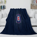 Load image into Gallery viewer, Chicago Fire Soccer Club Blanket Flannel Fleece Throw Room Decoration