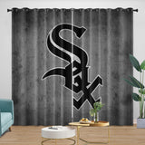 Charger l&#39;image dans la visionneuse de la galerie, Chicago White Sox Curtains Blackout Window Drapes Room Decoration
