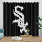 Charger l&#39;image dans la visionneuse de la galerie, Chicago White Sox Curtains Blackout Window Drapes Room Decoration