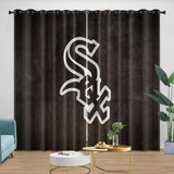 Charger l&#39;image dans la visionneuse de la galerie, Chicago White Sox Curtains Blackout Window Drapes Room Decoration