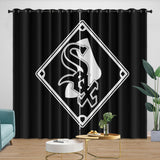 Charger l&#39;image dans la visionneuse de la galerie, Chicago White Sox Curtains Blackout Window Drapes Room Decoration