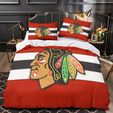 Charger l'image dans la visionneuse de la galerie, Chicago Blackhawks Bedding Set Quilt Duvet Cover Without Filler