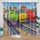 Load image into Gallery viewer, Chuggington Curtains Blackout Window Drapes