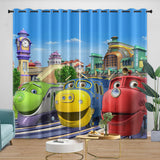 Load image into Gallery viewer, Chuggington Curtains Blackout Window Drapes