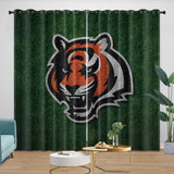 Load image into Gallery viewer, Cincinnati Bengals Curtains Blackout Window Drapes Room Decoration