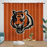 Load image into Gallery viewer, Cincinnati Bengals Curtains Blackout Window Drapes Room Decoration