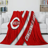 Charger l&#39;image dans la visionneuse de la galerie, Cincinnati Reds Blanket Flannel Throw Room Decoration