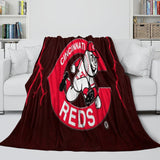 Charger l&#39;image dans la visionneuse de la galerie, Cincinnati Reds Blanket Flannel Throw Room Decoration