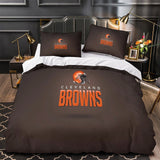 Load image into Gallery viewer, Cleveland Browns Bedding Set Duvet Cover Without Filler