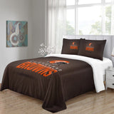 Load image into Gallery viewer, Cleveland Browns Bedding Set Duvet Cover Without Filler