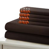 Load image into Gallery viewer, Cleveland Browns Bedding Set Duvet Cover Without Filler