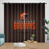 Load image into Gallery viewer, Cleveland Browns Curtains Blackout Window Drapes Room Decoration