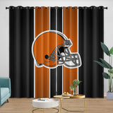 Load image into Gallery viewer, Cleveland Browns Curtains Blackout Window Drapes Room Decoration