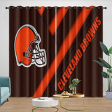 Load image into Gallery viewer, Cleveland Browns Curtains Blackout Window Drapes Room Decoration