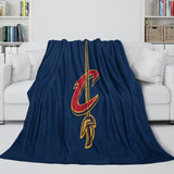 Charger l&#39;image dans la visionneuse de la galerie, Cleveland Cavaliers Blanket Flannel Fleece Throw Room Decoration