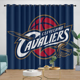 Load image into Gallery viewer, Cleveland Cavaliers Curtains Blackout Window Drapes Room Decoration