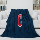 Load image into Gallery viewer, Cleveland Guardians Blanket Flannel Throw Room Decoration