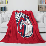 Load image into Gallery viewer, Cleveland Guardians Blanket Flannel Throw Room Decoration