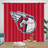 Charger l&#39;image dans la visionneuse de la galerie, Cleveland Guardians Curtains Blackout Window Drapes Room Decoration