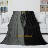 Load image into Gallery viewer, Clube Atlético Mineiro Blanket Flannel Fleece Room Decoration