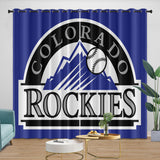 Charger l&#39;image dans la visionneuse de la galerie, Colorado Rockies Curtains Blackout Window Drapes Room Decoration