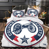 Charger l&#39;image dans la visionneuse de la galerie, Columbus Blue Jackets Bedding Set Quilt Duvet Cover Without Filler