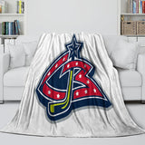Charger l&#39;image dans la visionneuse de la galerie, Columbus Blue Jackets Blanket Flannel Throw Kids Room Decoration
