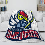 Charger l&#39;image dans la visionneuse de la galerie, Columbus Blue Jackets Blanket Flannel Throw Kids Room Decoration