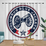 Load image into Gallery viewer, Columbus Blue Jackets Curtains Blackout Window Drapes Room Decoration