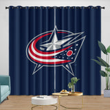 Load image into Gallery viewer, Columbus Blue Jackets Curtains Blackout Window Drapes Room Decoration
