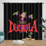 Load image into Gallery viewer, Count Duckula Curtains Pattern Blackout Window Drapes