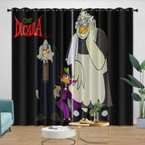 Load image into Gallery viewer, Count Duckula Curtains Pattern Blackout Window Drapes