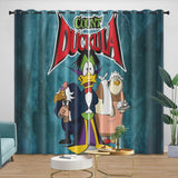 Load image into Gallery viewer, Count Duckula Curtains Pattern Blackout Window Drapes