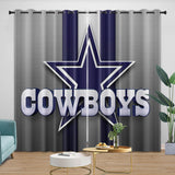 Charger l&#39;image dans la visionneuse de la galerie, Dallas Cowboys Curtains Blackout Window Drapes Room Decoration