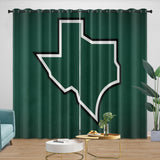 Charger l&#39;image dans la visionneuse de la galerie, Dallas Stars Curtains Blackout Window Drapes Room Decoration