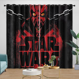 Load image into Gallery viewer, Darth Maul Curtains Pattern Blackout Window Drapes