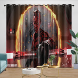 Load image into Gallery viewer, Darth Maul Curtains Pattern Blackout Window Drapes