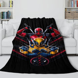 Charger l&#39;image dans la visionneuse de la galerie, Deadpool And Wolverine Blanket Flannel Fleece Throw Room Decoration