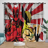 Load image into Gallery viewer, Deadpool And Wolverine Curtains Blackout Window Drapes