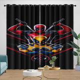 Load image into Gallery viewer, Deadpool And Wolverine Curtains Blackout Window Drapes