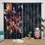 Load image into Gallery viewer, Demon Slayer Kimetsu no Yaiba Curtains Blackout Window Drapes Room Decoration