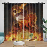 Load image into Gallery viewer, Demon Slayer Kimetsu no Yaiba Curtains Blackout Window Drapes Room Decoration